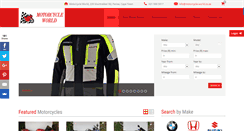 Desktop Screenshot of motorcycle-world.co.za